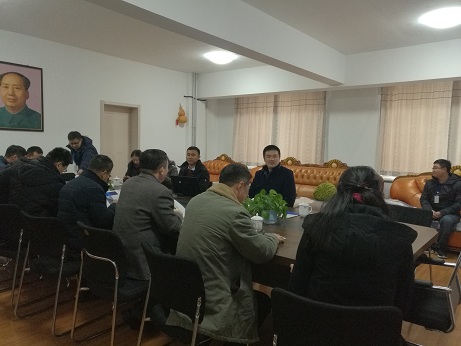 图为王建光书记讲话